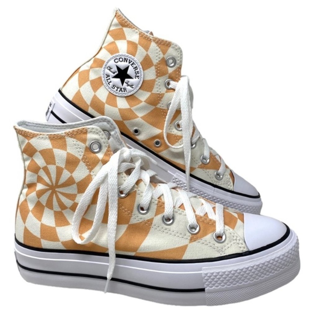 Converse Chuck Lift Platform Sneaker Orange Candy Canvas Shoe Women Size A10010C